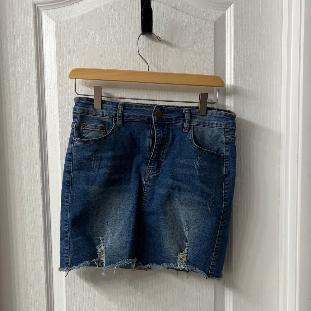 Denim Blue Skirt